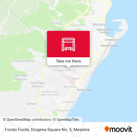 Fondo Fucile, Diogene Square No. 5 map
