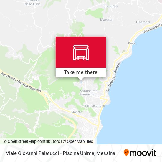 Viale Giovanni Palatucci - Piscina Unime map