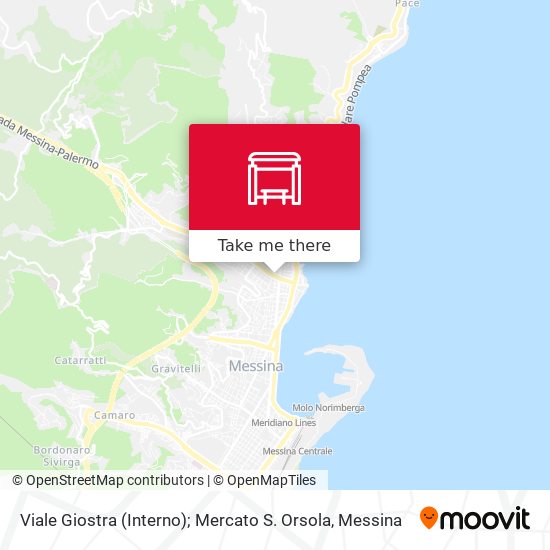 Viale Giostra (Interno); Mercato S. Orsola map