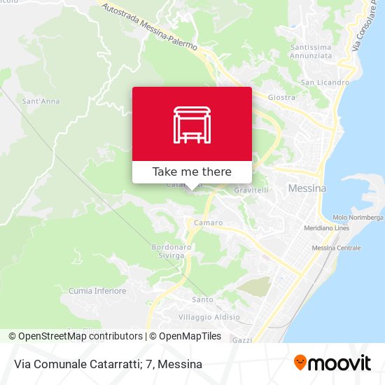 Via Comunale Catarratti; 7 map