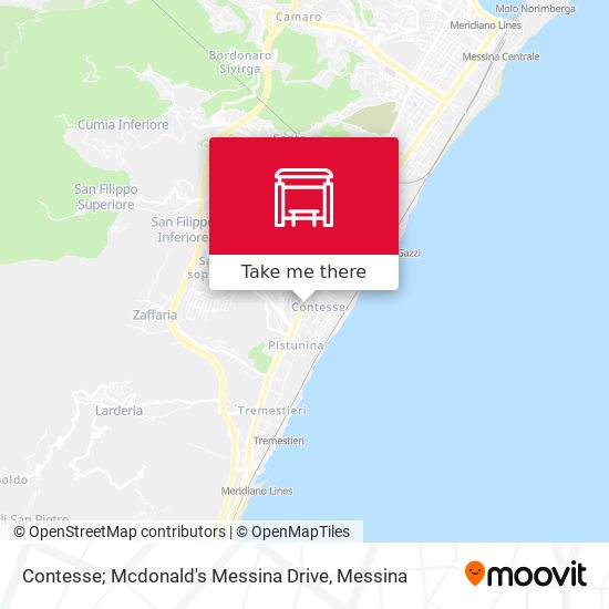 Contesse; Mcdonald's Messina Drive map