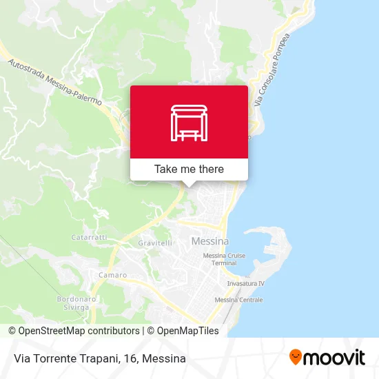 Via Torrente Trapani, 16 map