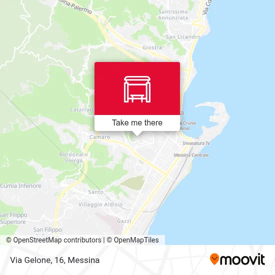 Via Gelone, 16 map