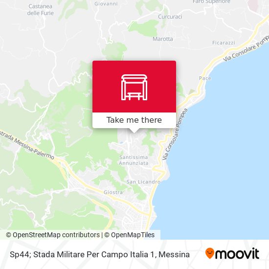 Sp44; Stada Militare Per Campo Italia 1 map