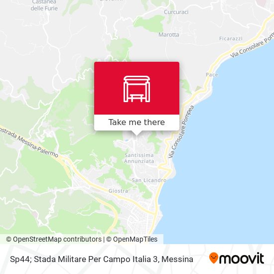 Sp44; Stada Militare Per Campo Italia 3 map