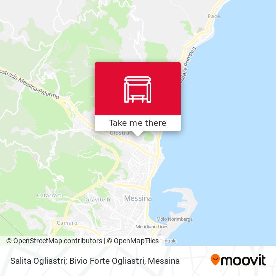 Salita Ogliastri; Bivio Forte Ogliastri map
