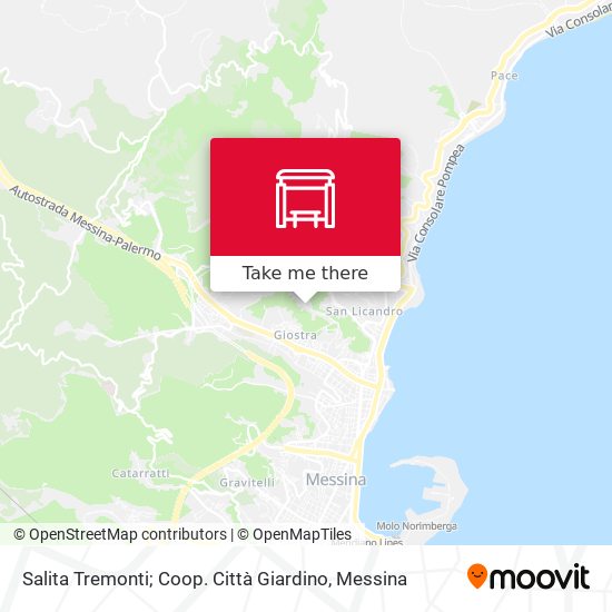 Salita Tremonti; Coop. Città Giardino map