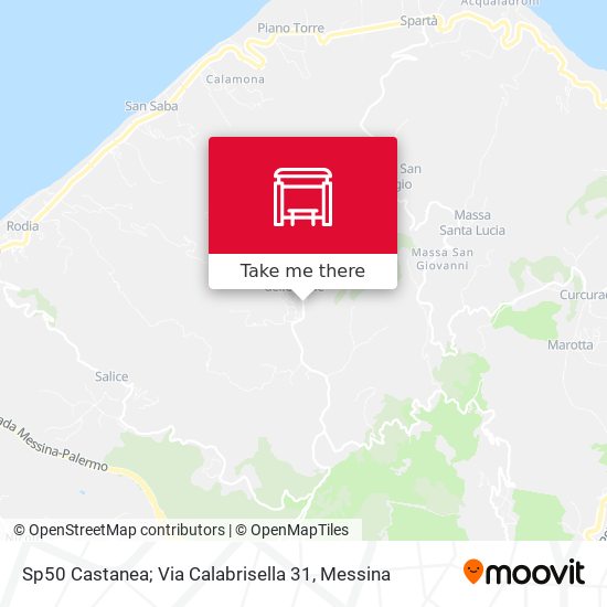 Sp50 Castanea; Via Calabrisella 31 map