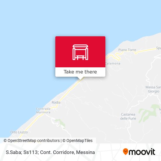S.Saba; Ss113; Cont.  Corridore map