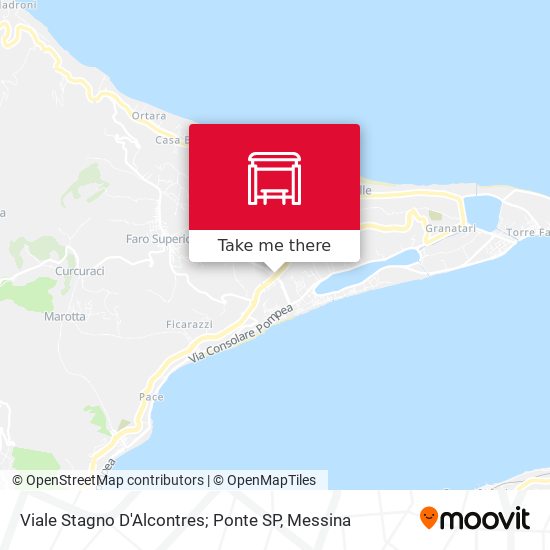 Viale Stagno D'Alcontres; Ponte SP map