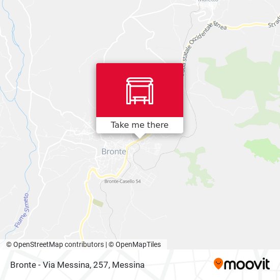 Bronte - Via Messina, 257 map