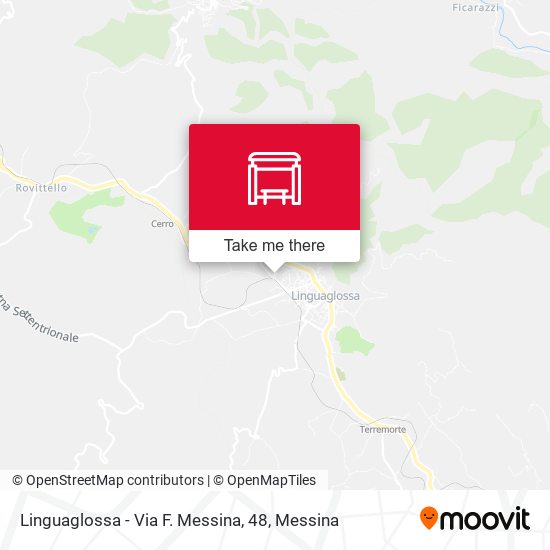 Linguaglossa - Via F. Messina, 48 map