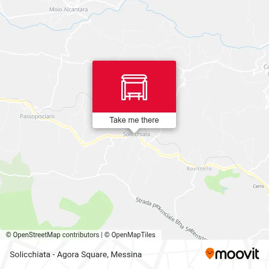 Solicchiata - Agora Square map