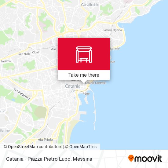 Catania - Piazza Pietro Lupo map
