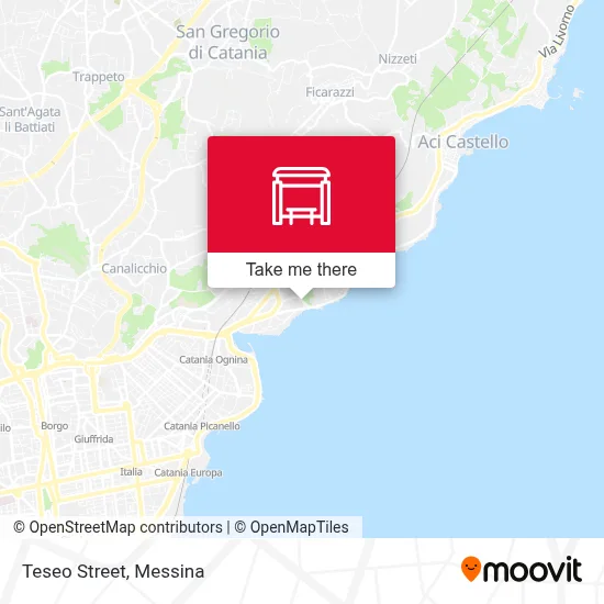 Teseo Street map