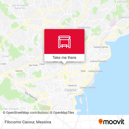 Filocomo Cavour map