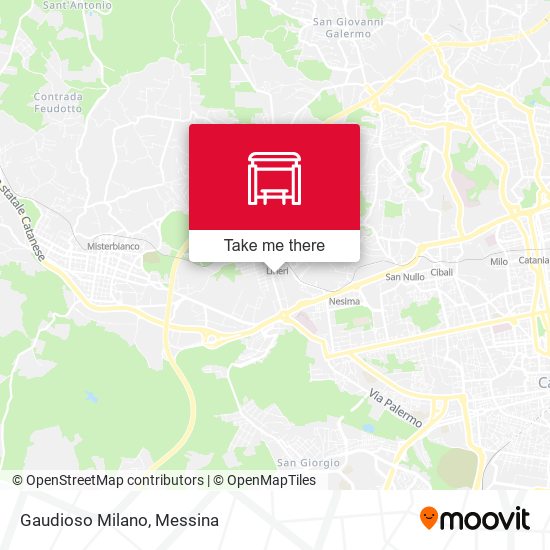 Gaudioso Milano map
