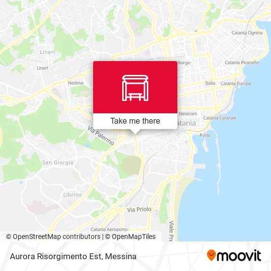 Aurora Risorgimento Est map