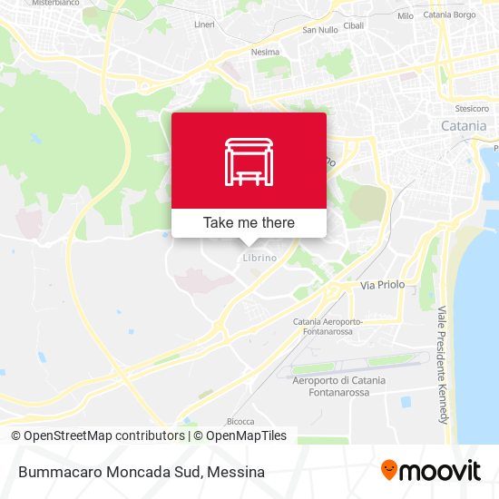 Bummacaro Moncada Sud map