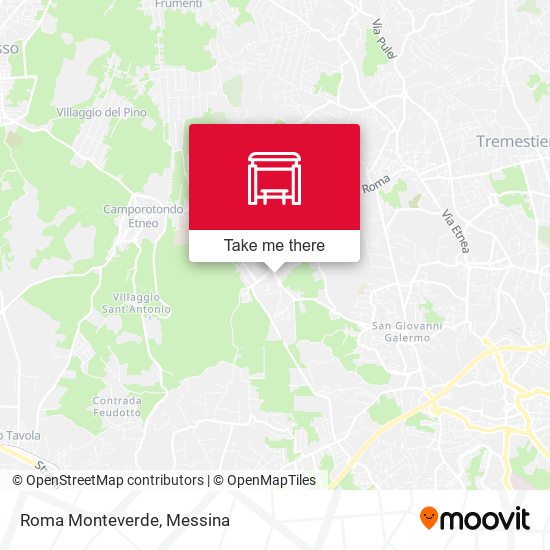 Roma Monteverde map