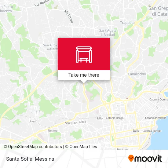 Santa Sofia map