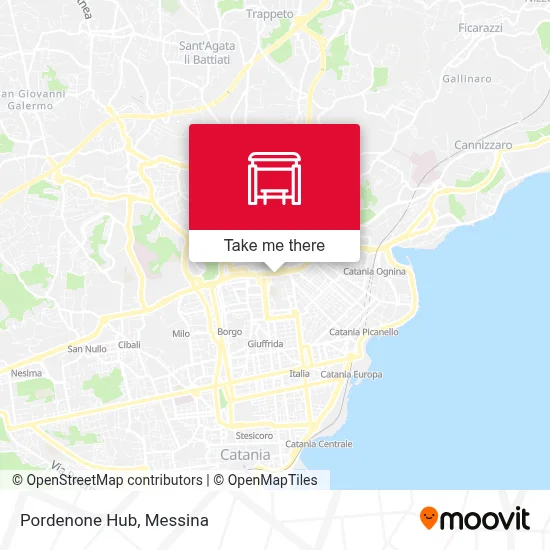 Pordenone Hub map
