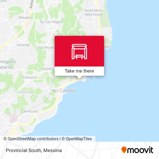 Provincial South map