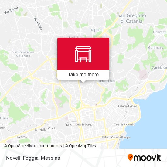 Novelli Foggia map