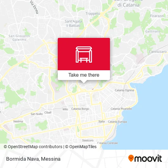 Bormida Nava map