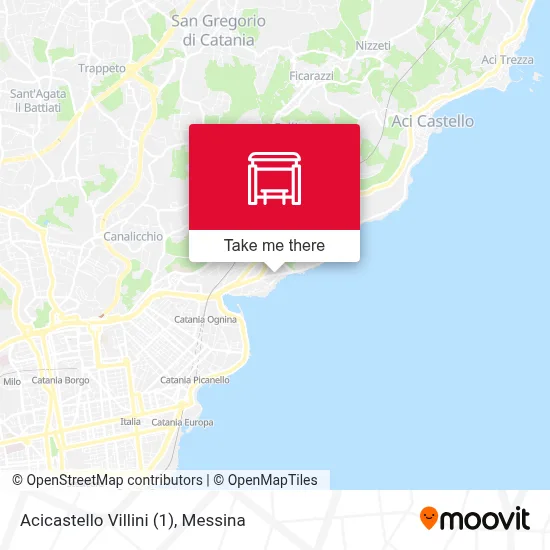 Acicastello Villini (1) map