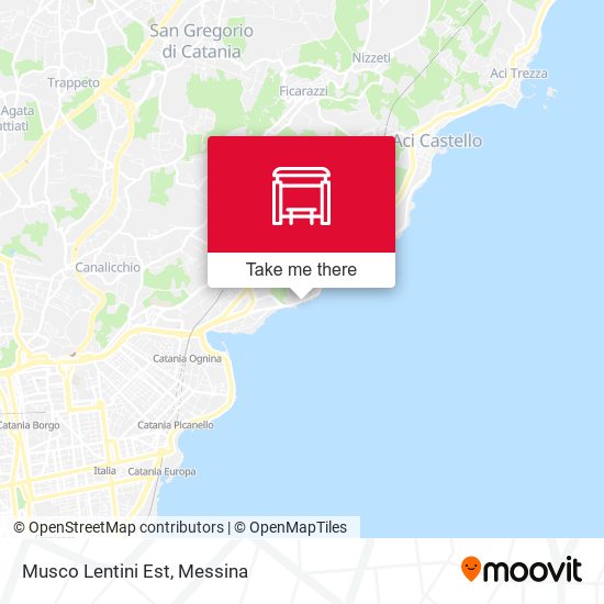 Musco Lentini Est map