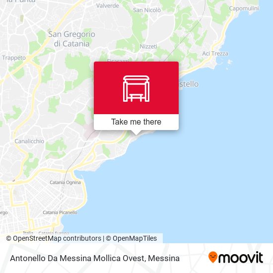 Antonello Da Messina Mollica Ovest map