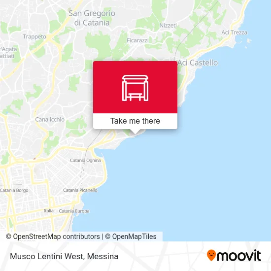 Musco Lentini West map