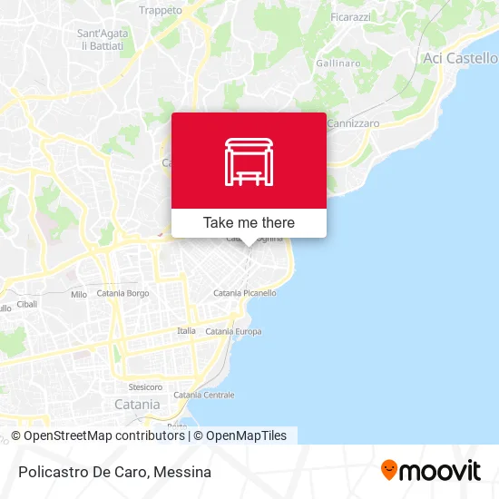 Policastro De Caro map