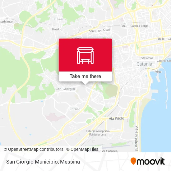 San Giorgio Municipio map