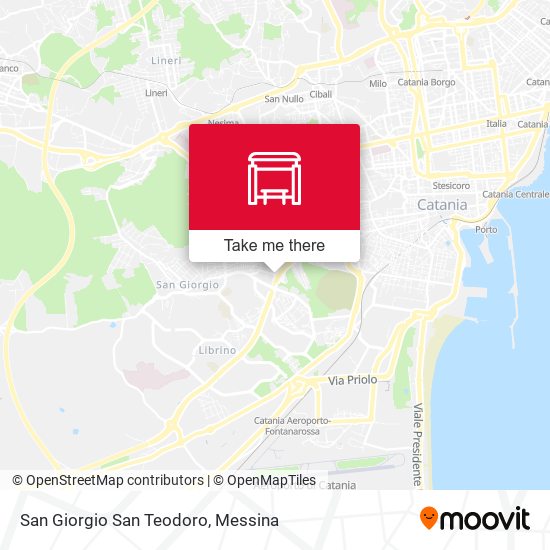 San Giorgio San Teodoro map