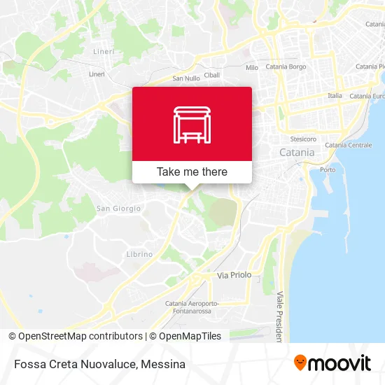 Fossa Creta Nuovaluce map