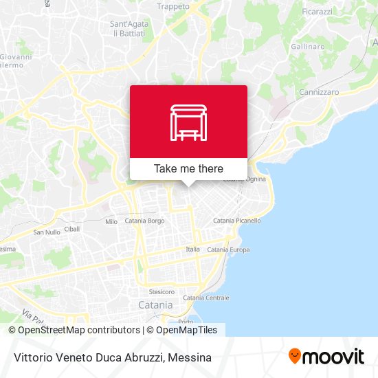 Vittorio Veneto Duca Abruzzi map