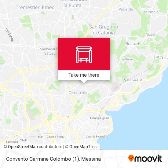 Convento Carmine Colombo (1) map