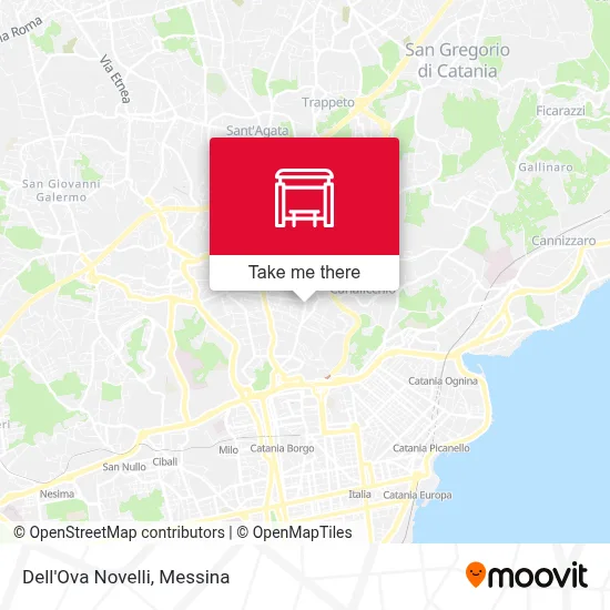 Dell'Ova Novelli map