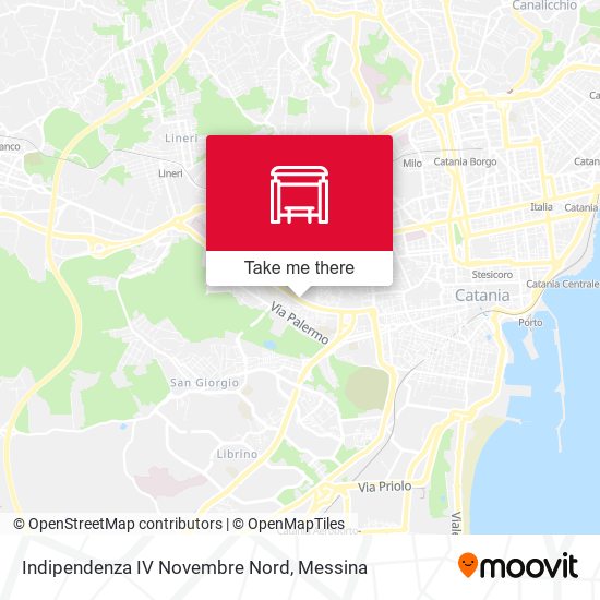 Indipendenza IV Novembre Nord map