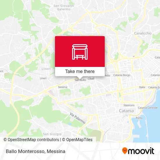 Ballo Monterosso map