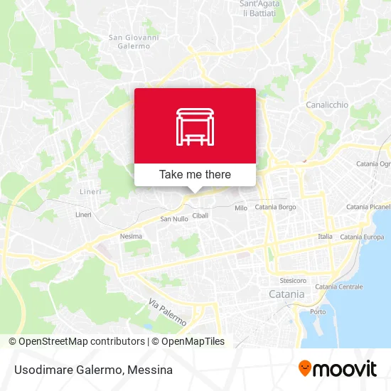 Usodimare Galermo map