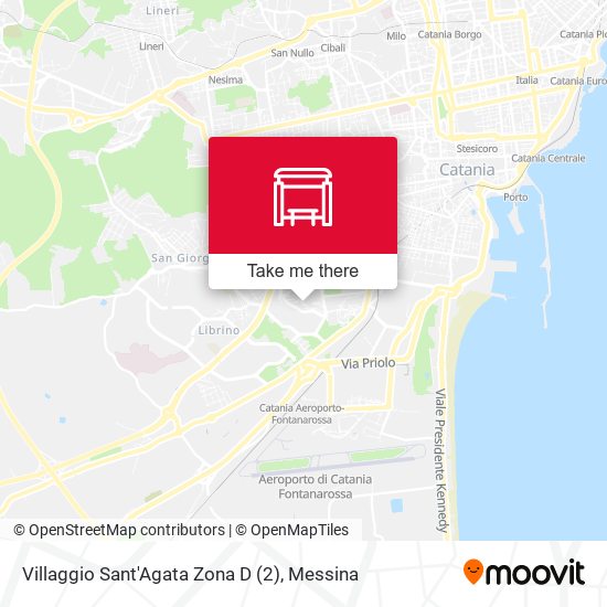 Villaggio Sant'Agata Zona D (2) map