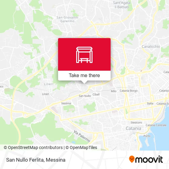 San Nullo Ferlita map
