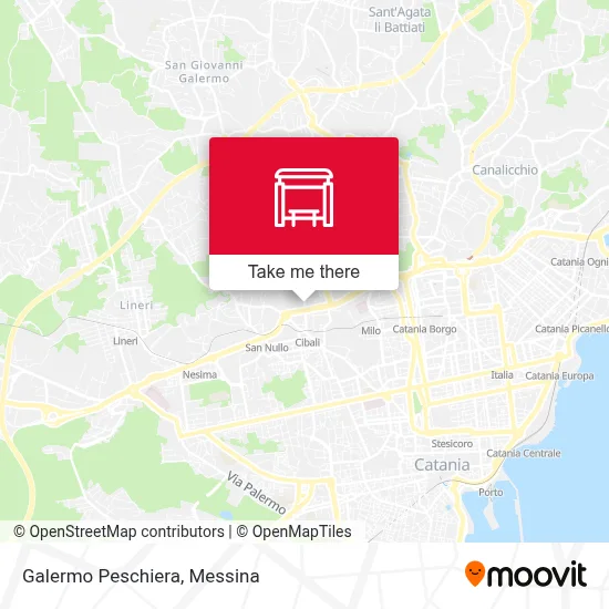 Galermo Peschiera map