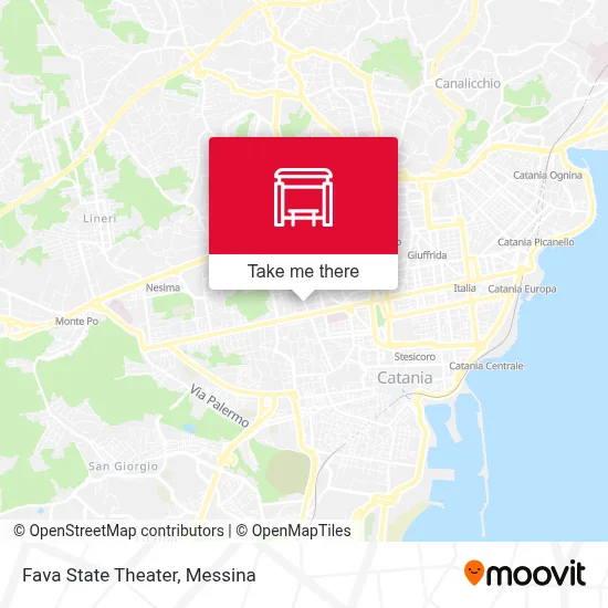 Fava State Theater map