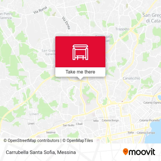 Carrubella Santa Sofia map