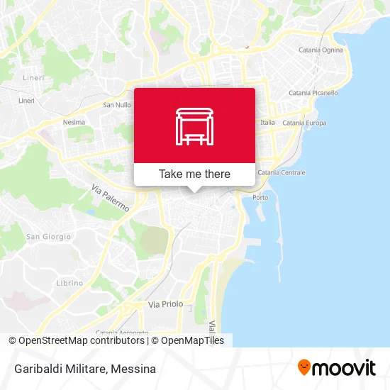 Garibaldi Military map