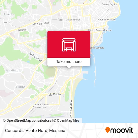 Concordia Vento Nord map